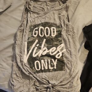 Justice Heather Gray Tank Top